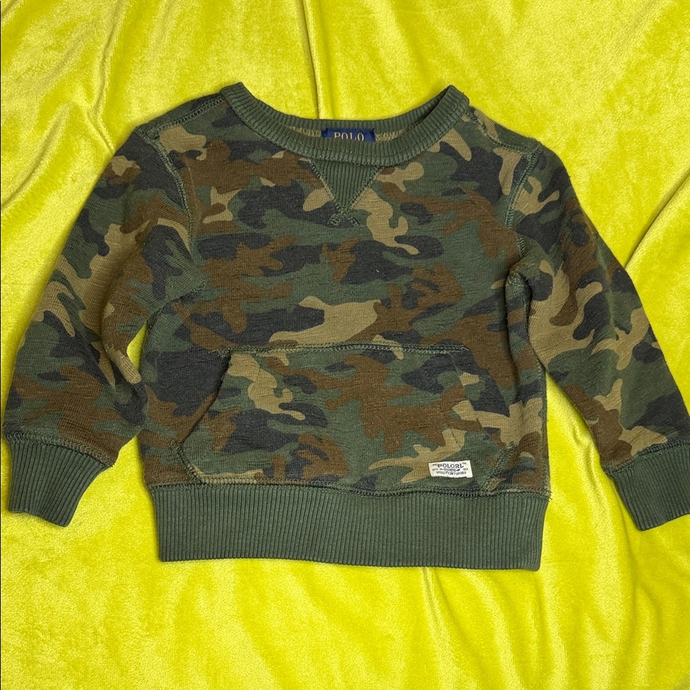 Polo by Ralph Lauren Kids Green Camouflage Hoodie